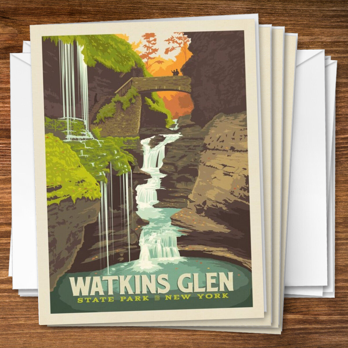 watkins-glen-state-park-new-york - Notecards