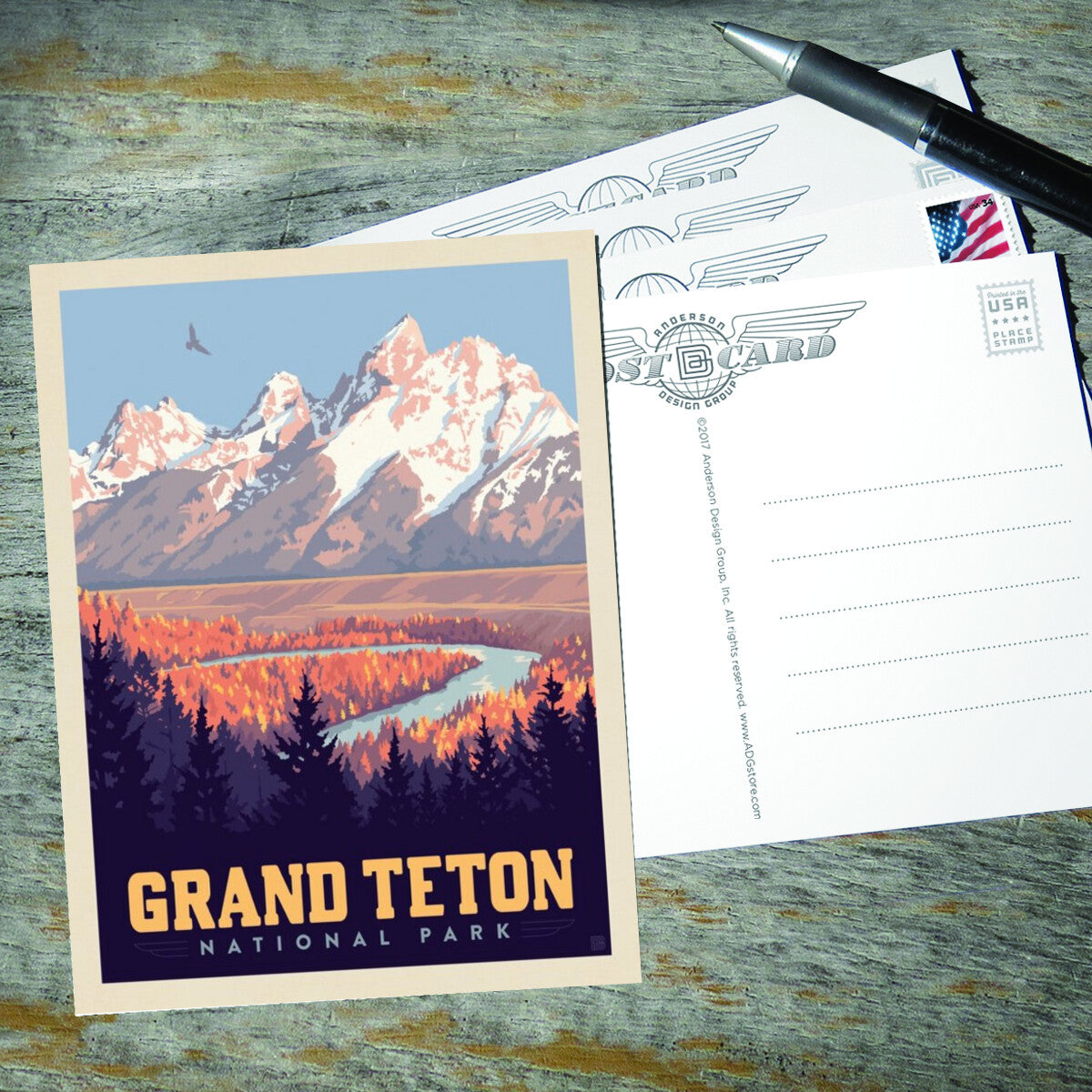 grand-teton-national-park-snake-river-valley - Postcards
