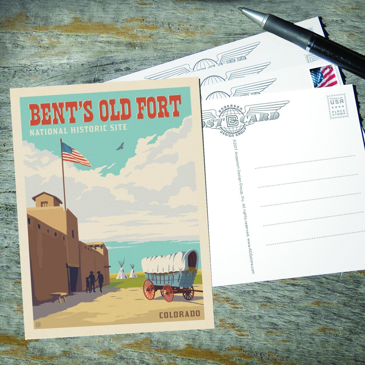 bents-old-fort-national-historic-site-co - Postcards