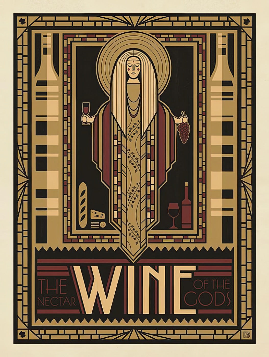 Wine Greek Deco