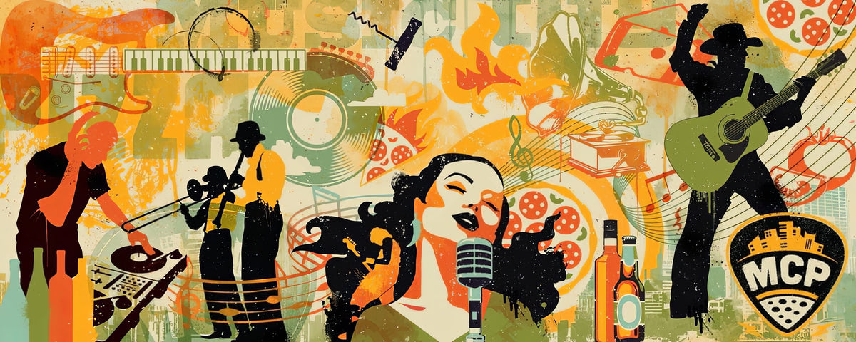Music City Pizza, Wall Mural