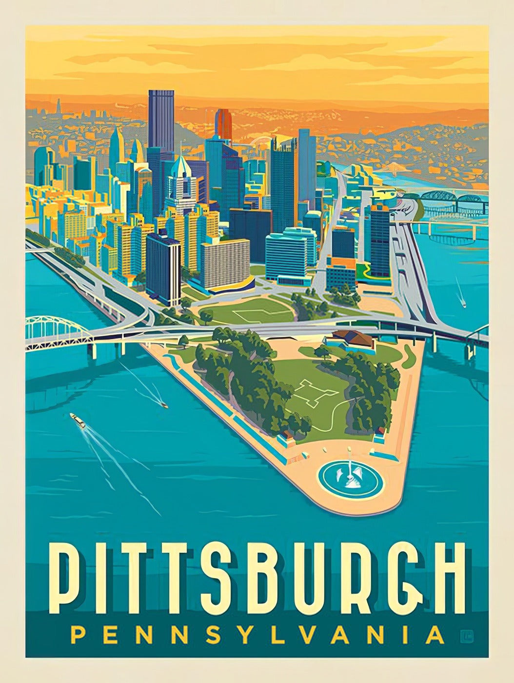 Pittsburgh Birds Eye View
