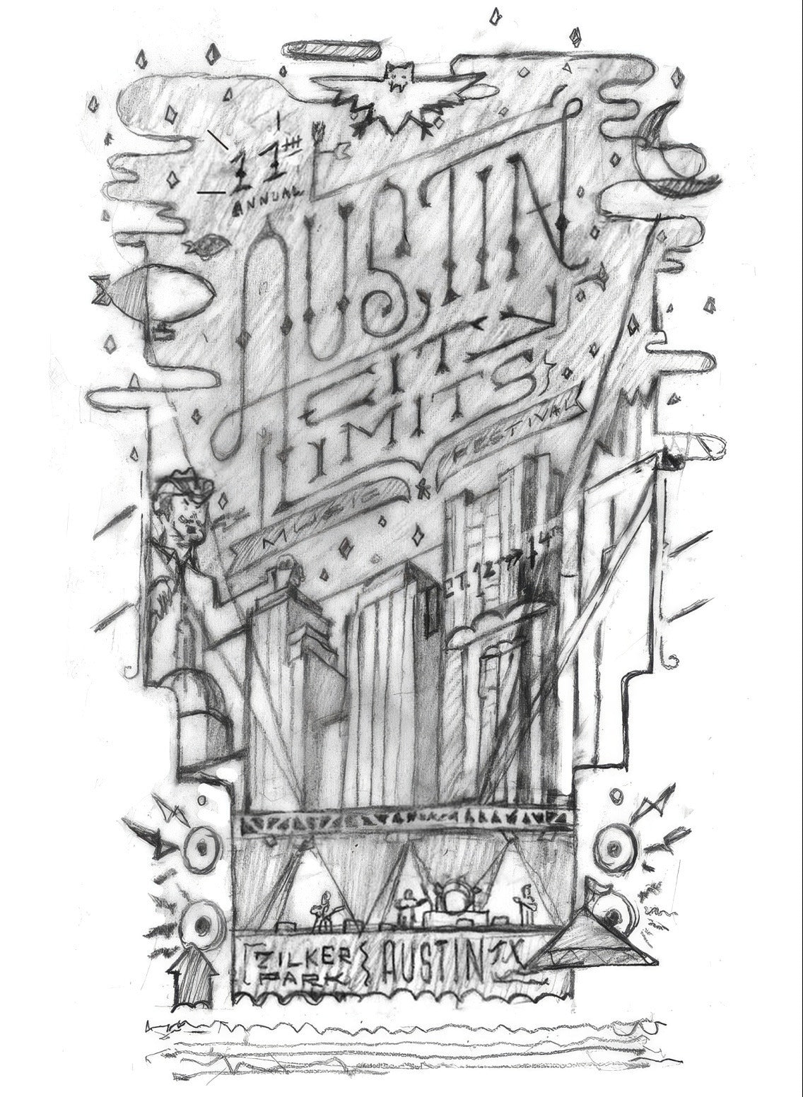 Austin City Limits, Concept Sketches