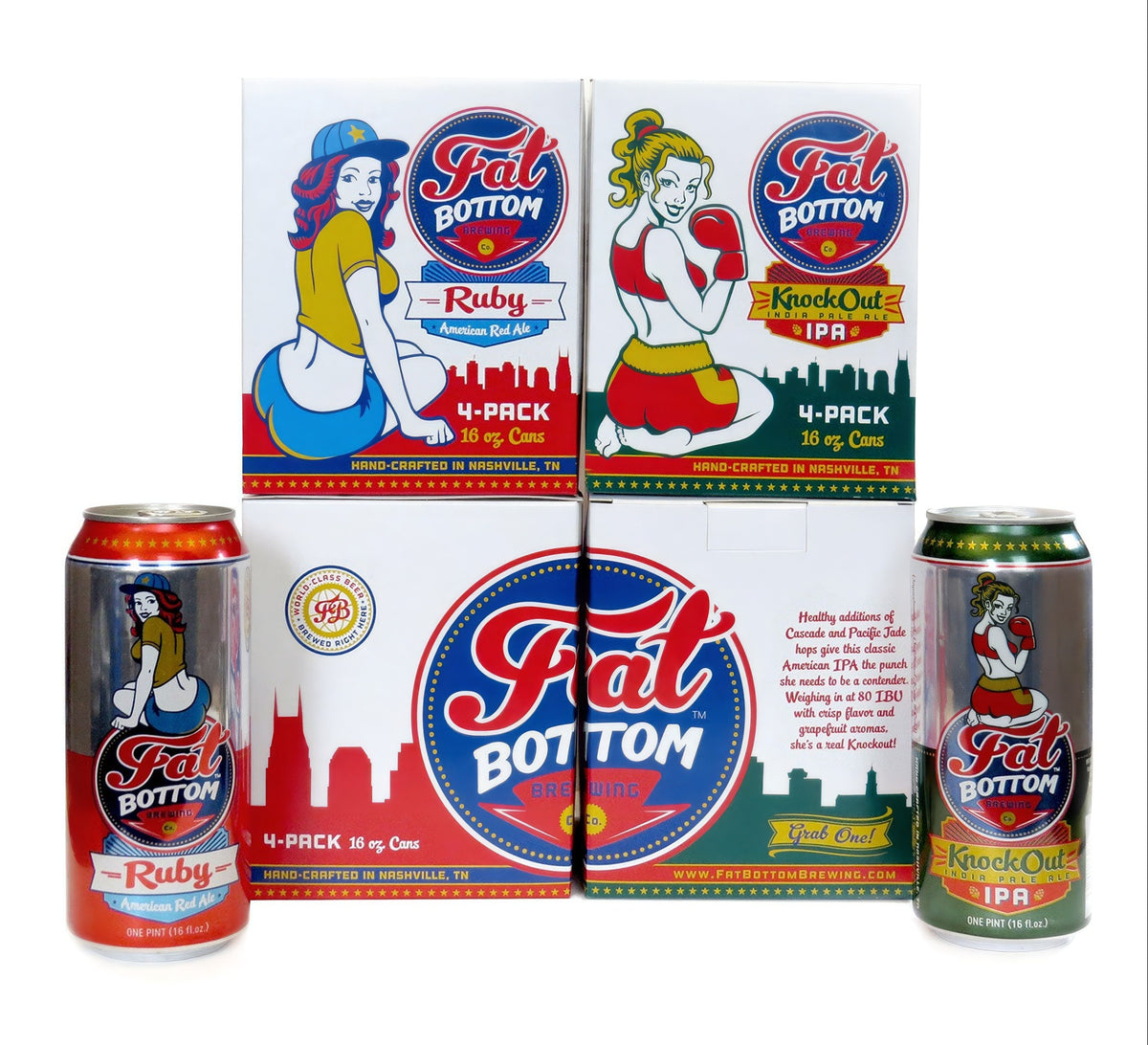 Fat Bottom Brewing Company, The Packaging