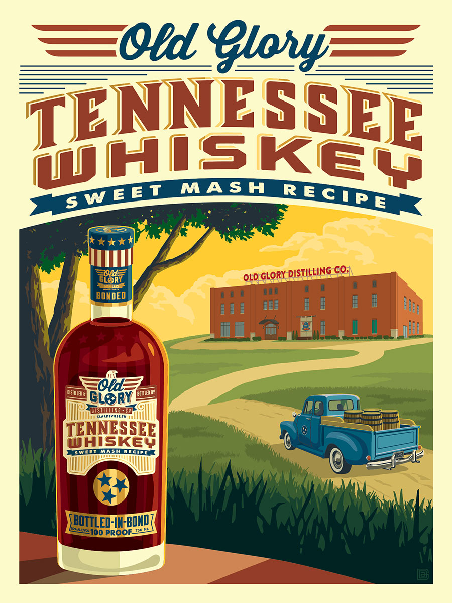 Old Glory Distilling Co., Posters