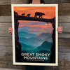 National Parks: Great Smoky Mountains-Bear Crossing (Best Seller)