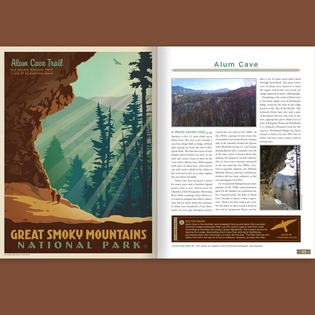 Illustrated Guide to Great Smoky Mountains National Park: Hard Cover Coffee Table Book