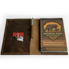 Deluxe Leather Cover with NP Adventure Guide Book Inside