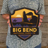 Metal Emblem Sign: NP Big Bend National Park
