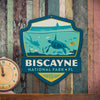 Metal Emblem Sign: NP Biscayne National Park