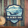 Metal Emblem Sign: NP Glacier Bay National Park