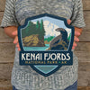 Metal Emblem Sign: NP Kenai Fjords National Park