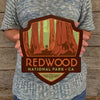 Metal Emblem Sign: NP Redwood National Park