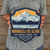 Metal Emblem Sign: NP Wrangell-St. Elias National Park