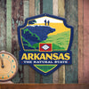 Metal Emblem Sign: SP Arkansas