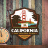 Metal Emblem Sign: SP California