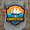 Metal Emblem Sign: SP Connecticut