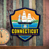Metal Emblem Sign: SP Connecticut