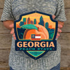 Metal Emblem Sign: SP Georgia