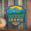 Metal Emblem Sign: SP Idaho