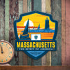 Metal Emblem Sign: SP Massachusetts