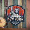 Metal Emblem Sign: SP New York