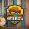 Metal Emblem Sign: SP North Dakota