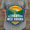 Metal Emblem Sign: SP West Virginia