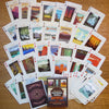 Deluxe Leather Cover with National Park Playing Cards Inside