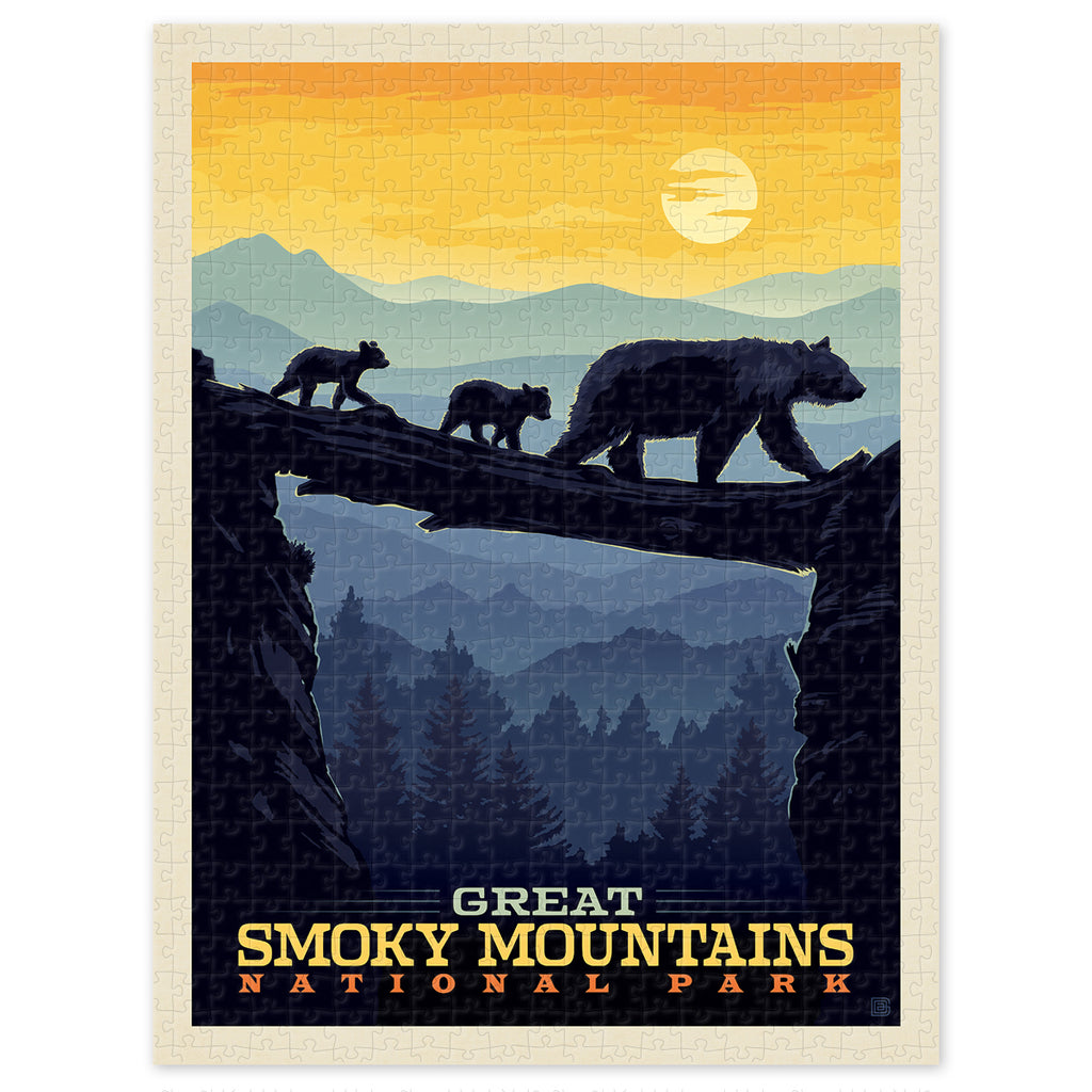 500-Pc. Puzzle: Great Smoky Mtns National Park (Bear Crossing)