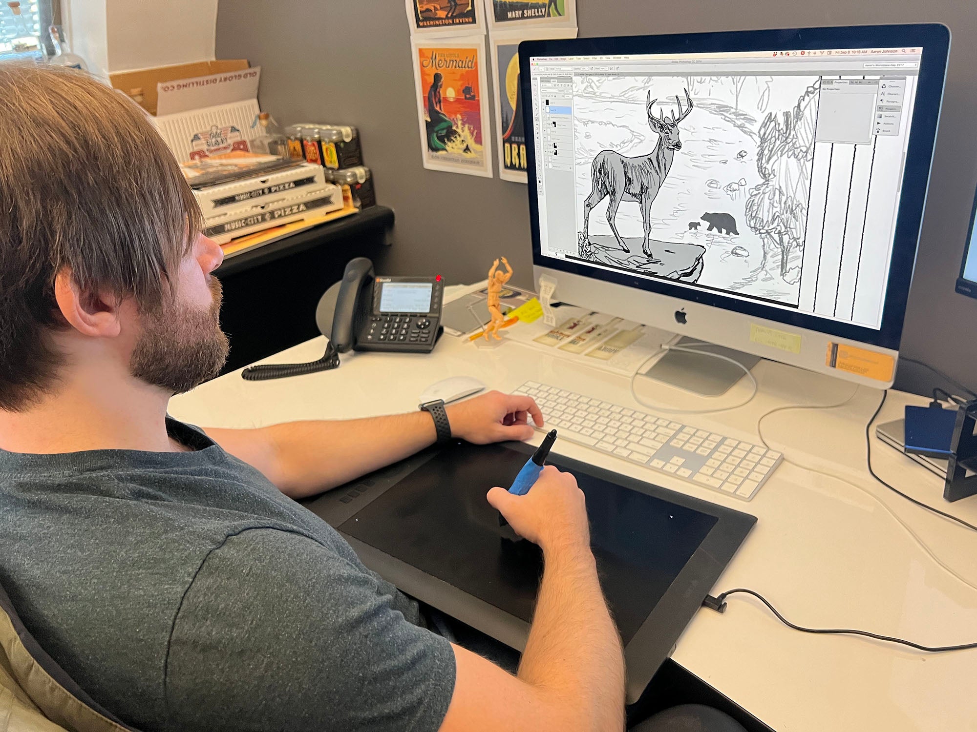 The Artist’s Process: An Interview with ADG Staff Illustrator Aaron Johnson