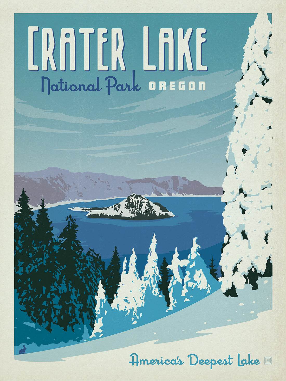 A Chilly Trek through Crater Lake NP (by Mike Baker)