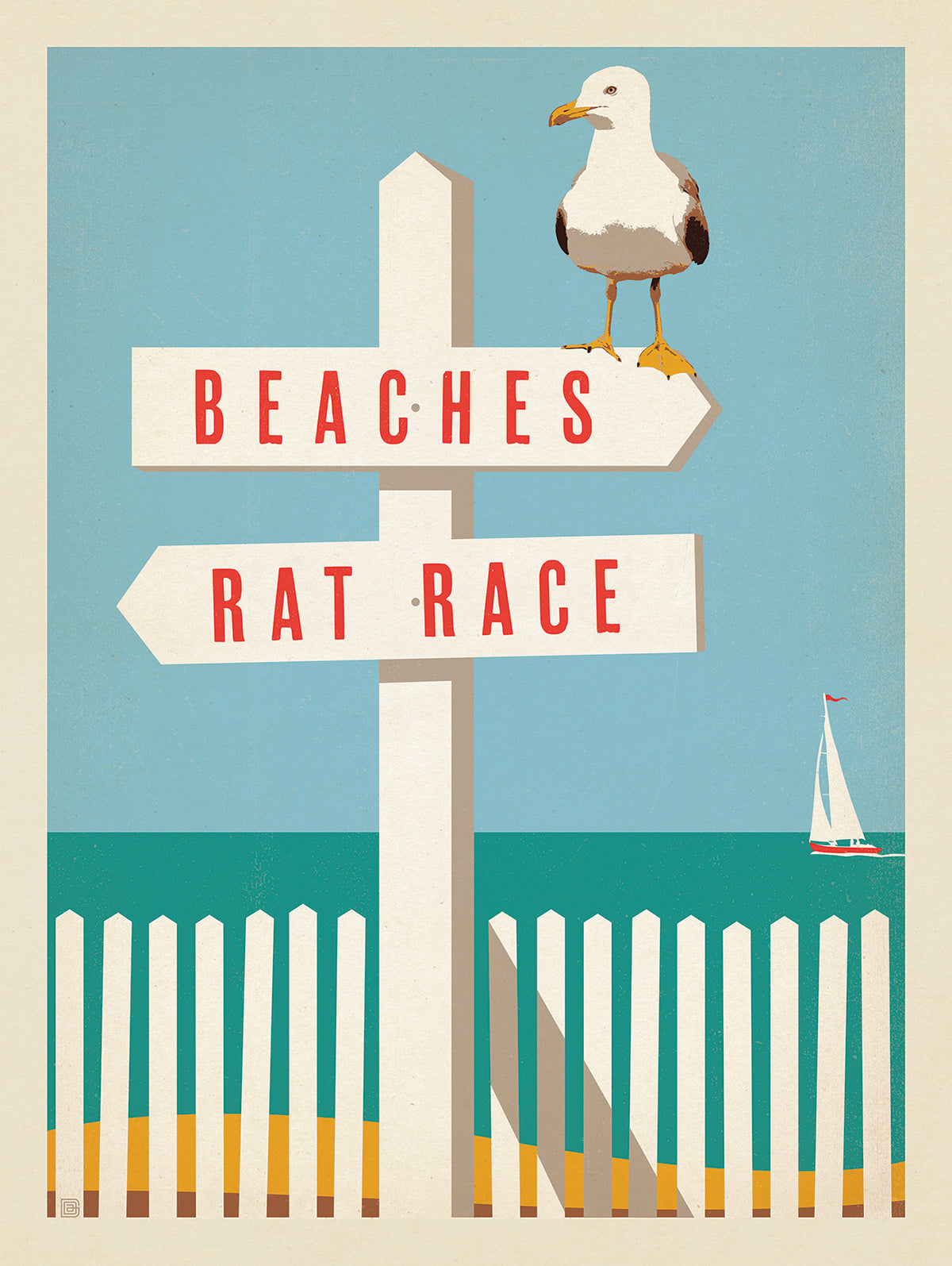 Coastal Posters for Your Sunshine Daydream (by Ren Brabenec)