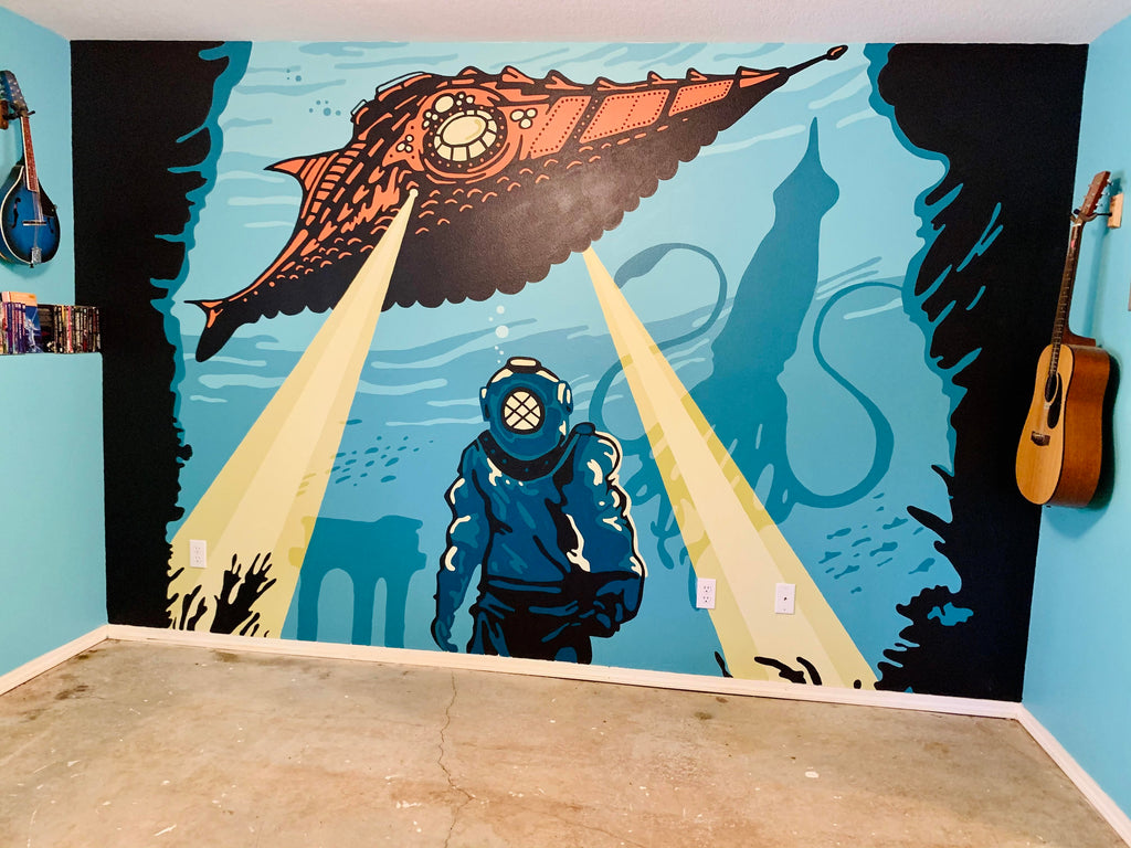 A Custom Mural Inspired by Our Poster Art!