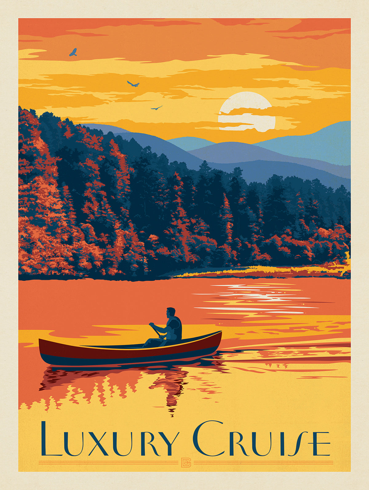 Remembering the Good Times at the Lake with Vintage Poster Art