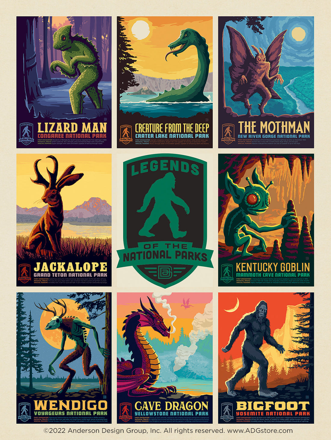 On a Quest for Mythical Creatures of the National Parks