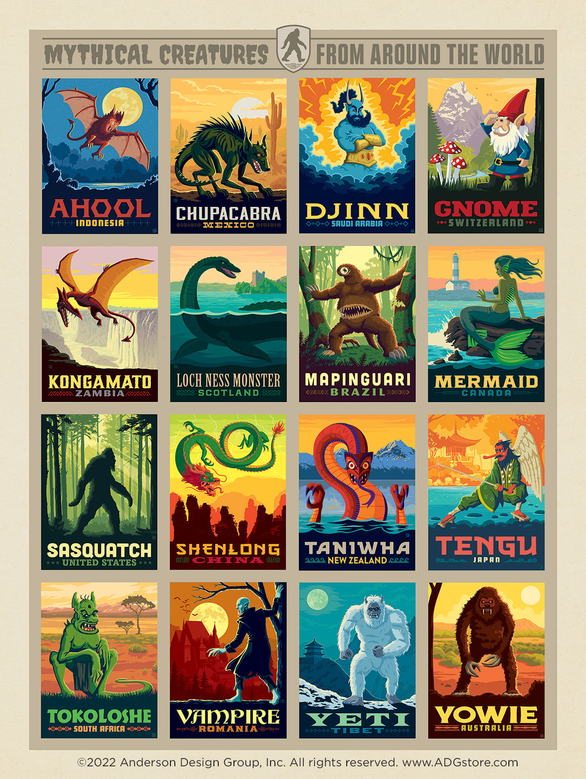 The Most Searched-For Mythical Creatures Around the World