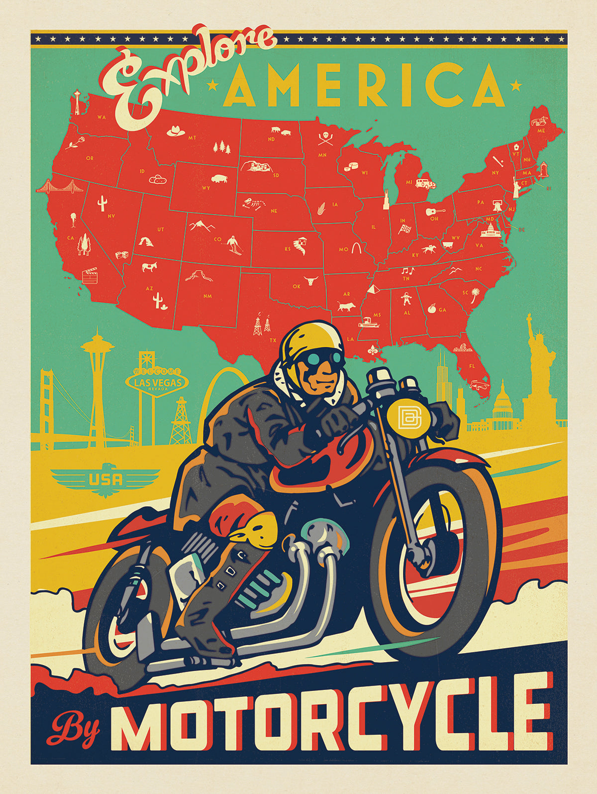 Vintage Poster Art to Inspire Your Next Road Trip – Anderson