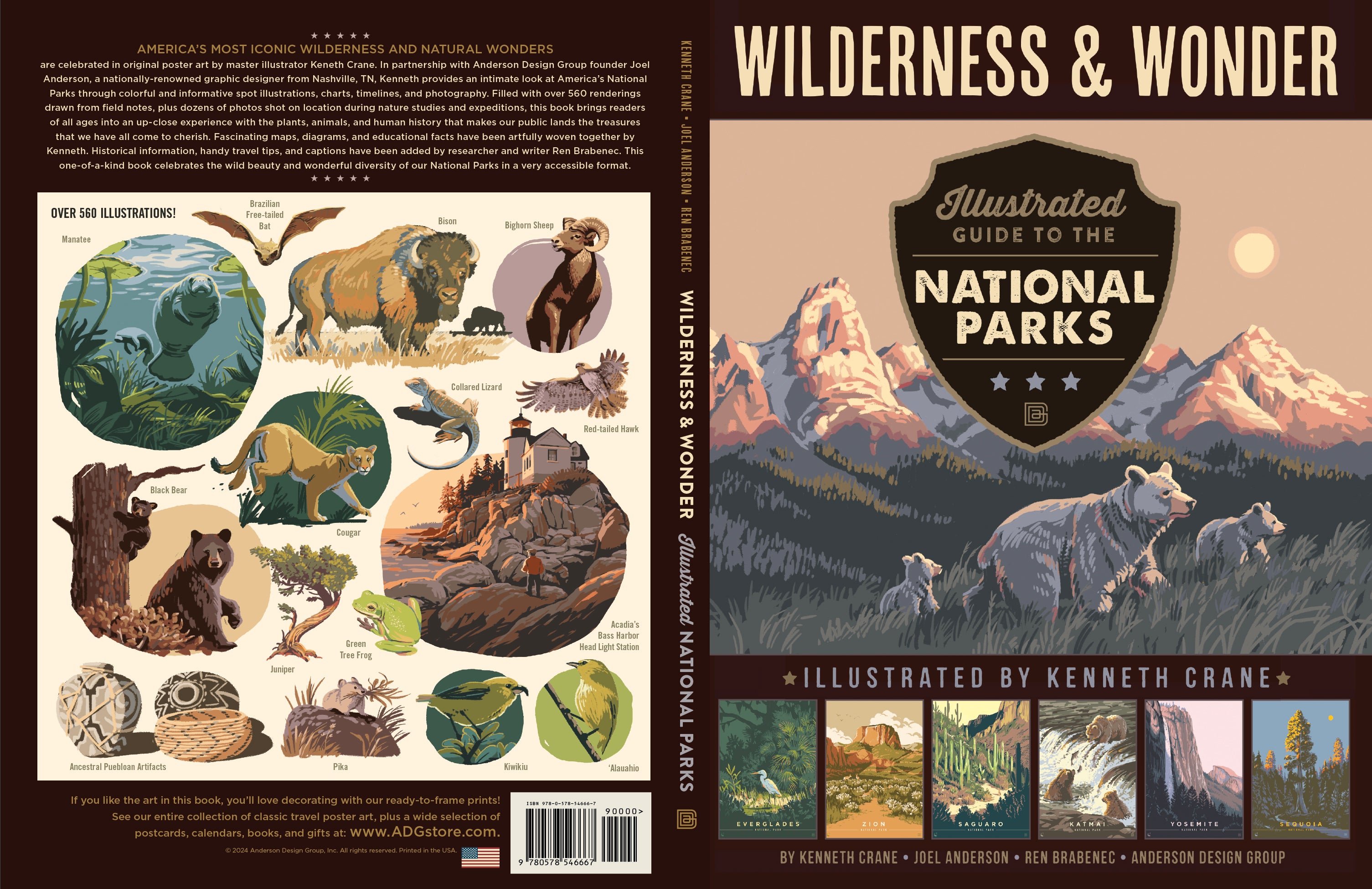 Wilderness & Wonder: An Illustrated Guide to the 63 American