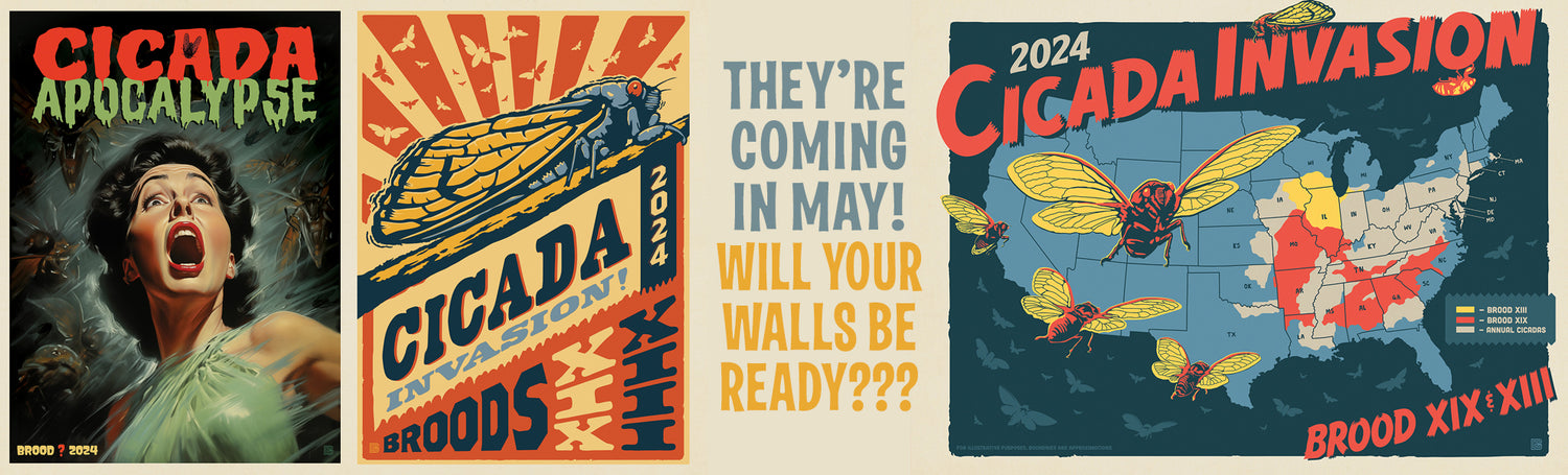 They're coming in May! Will your walls be Ready? Shop Cicada Collection