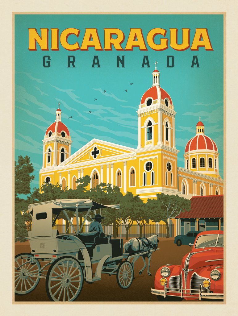 Nicaragua: Granada - Canvas - Artwork