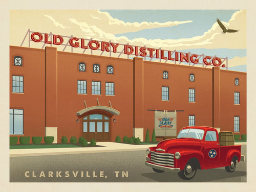 Old Glory: Distillery Building - Art Print - Artwork