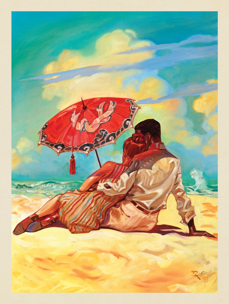 Wall Calendar 08-August: Summer Love - Notecards - Artwork