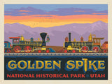 Golden Spike National Historic Park, Utah (Horizontal) - Canvas - Artwork