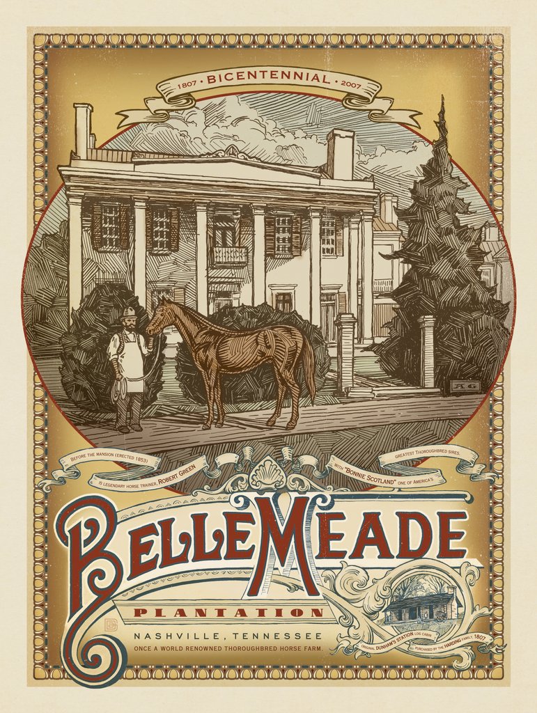Belle Meade Plantation - Canvas - Artwork