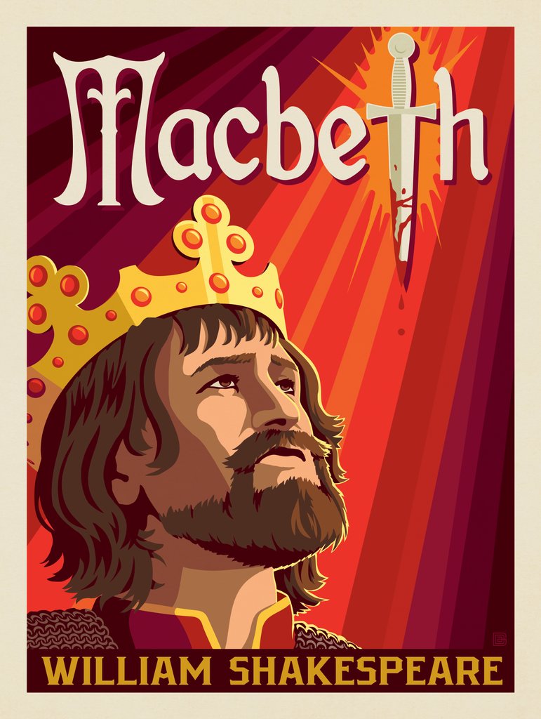 Macbeth: William Shakespeare - Notecards - Artwork