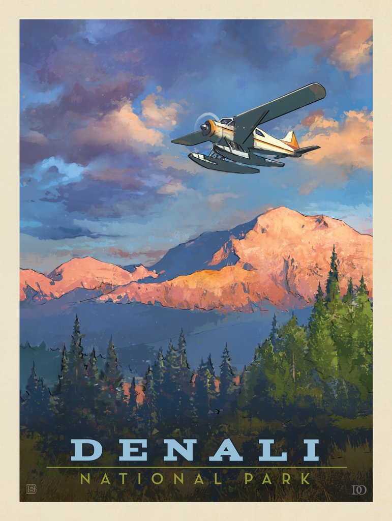 Denali National Park: Back Country - Canvas - Artwork