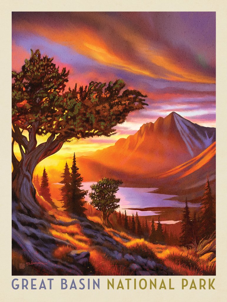 Great Basin National Park: Bristlecone Sunrise - Canvas - Artwork