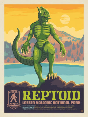 Legends Of The National Parks: Lassen Volcanic's Reptoid