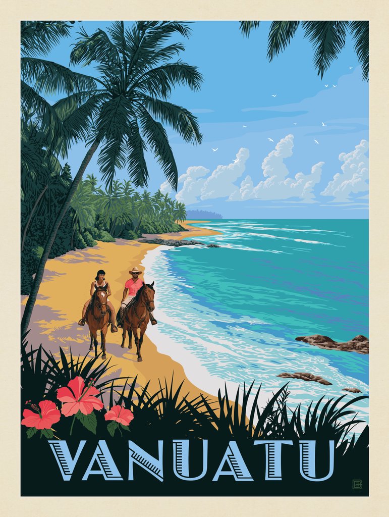 Vanuatu - Notecards - Artwork